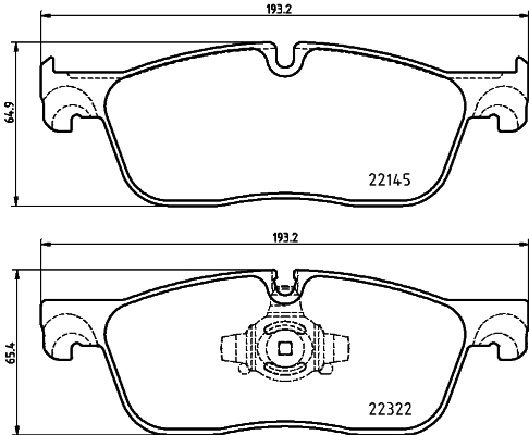 Brake Pad Set, disc brake 8DB 355 024-741