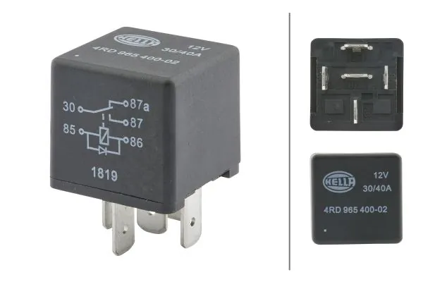 HELLA 4RD 965 400-027 Relay, main current