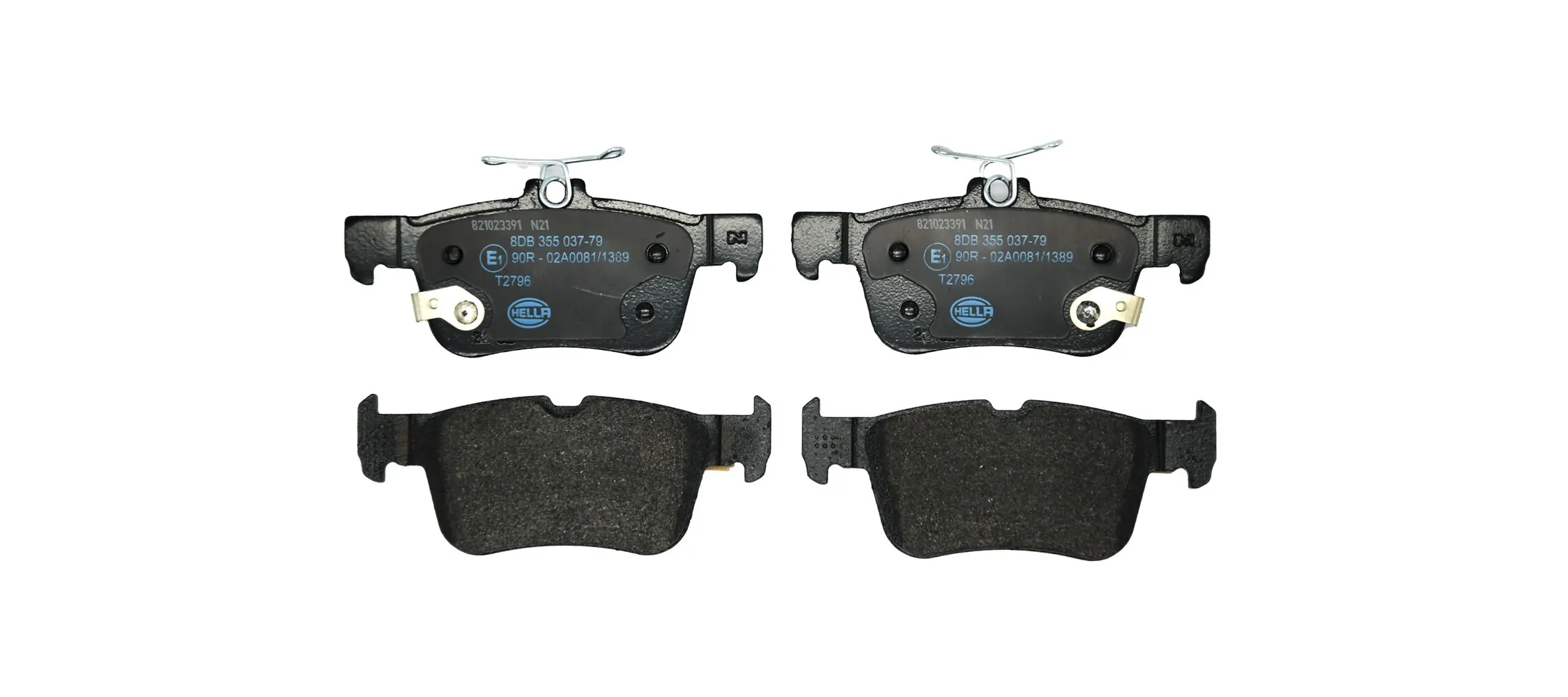 Brake Pad Set, disc brake 8DB 355 037-791