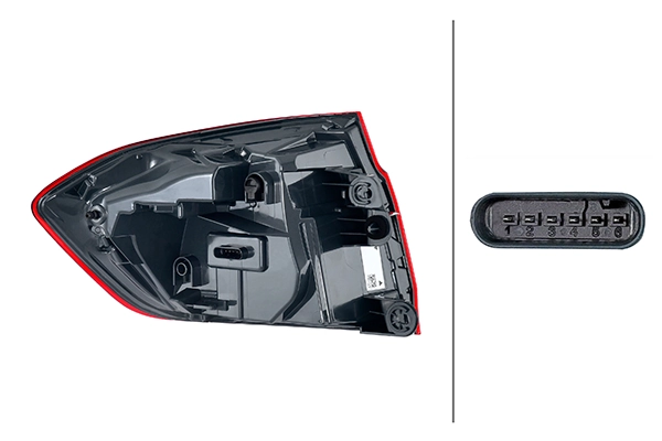 HELLA 2SD 012 147-421 Tail Light Assembly