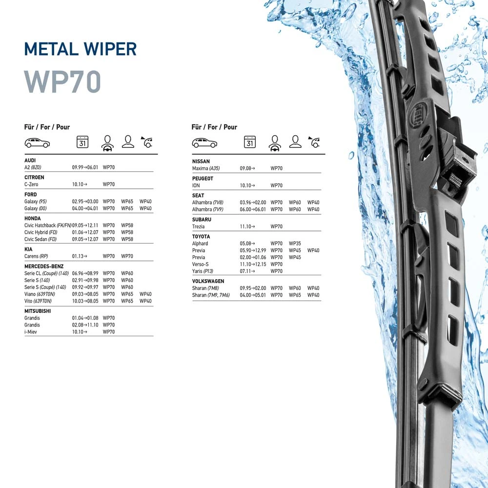 Wiper Blade Metal 9XW 178 878-281