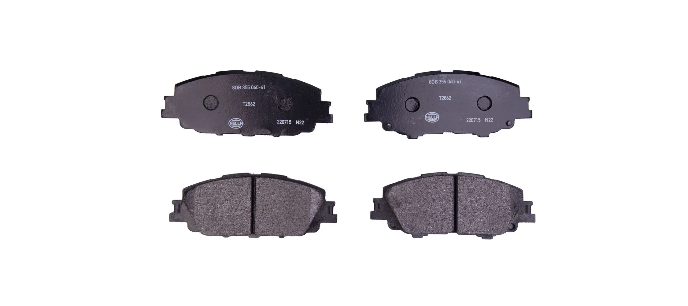 Brake Pad Set, disc brake 8DB 355 040-411