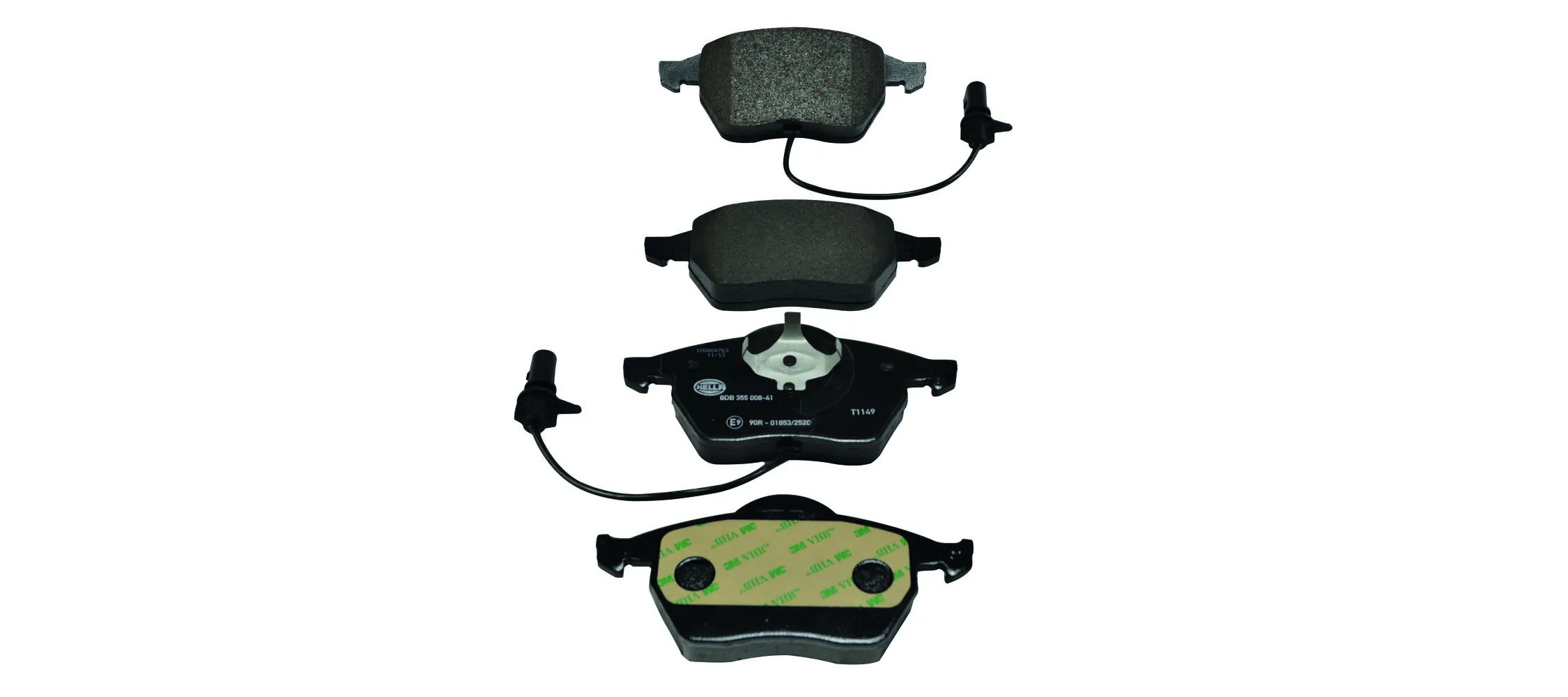 Brake Pad Set, disc brake 8DB 355 008-411