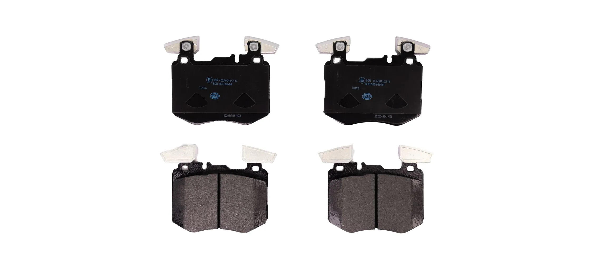 Brake Pad Set, disc brake 8DB 355 039-981