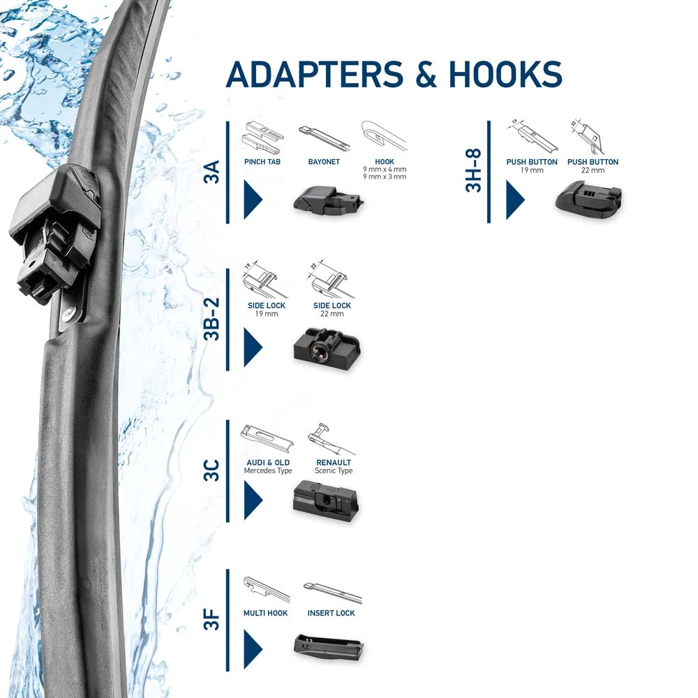 HELLA 9XW 358 004-221 Wiper Blade