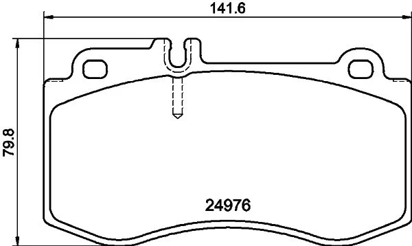 Brake Pad Set, disc brake 8DB 355 014-821