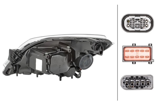 HELLA 1ZS 008 710-321 Headlight