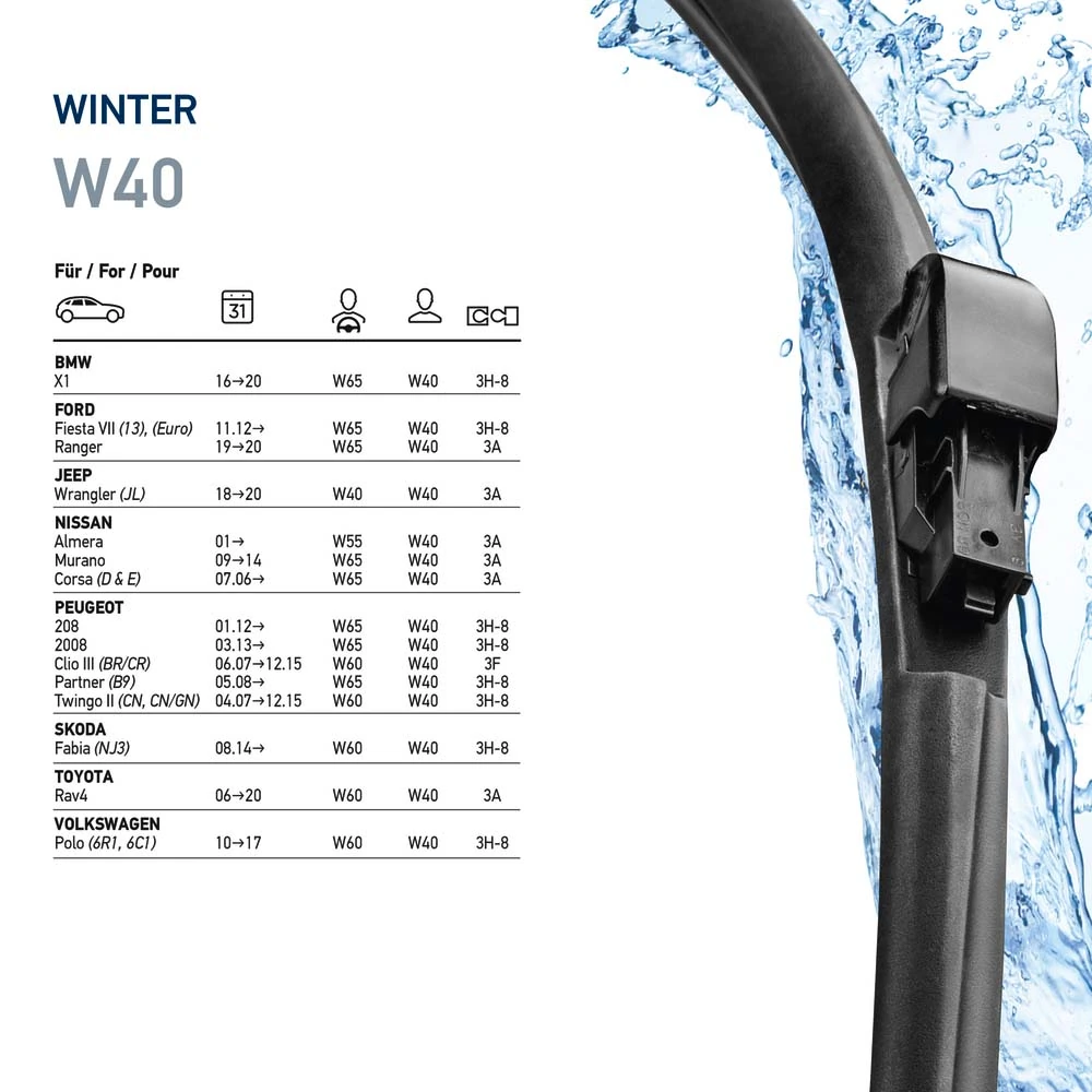 HELLA 9XW 358 004-161 Wiper Blade
