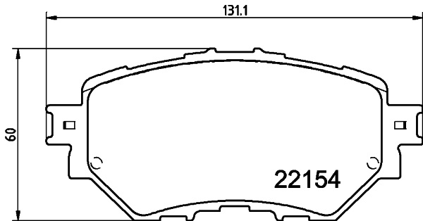 Brake Pad Set, disc brake 8DB 355 032-091