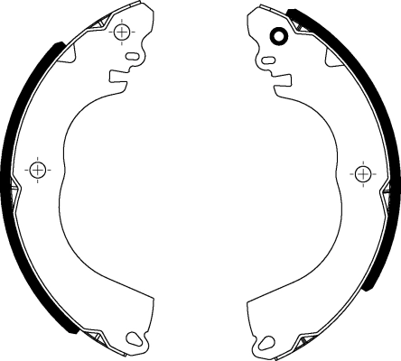 Brake Shoe Set 8DB 355 022-301
