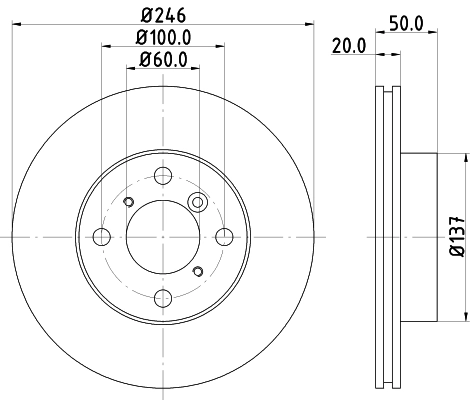 Brake Disc 8DD 355 107-391