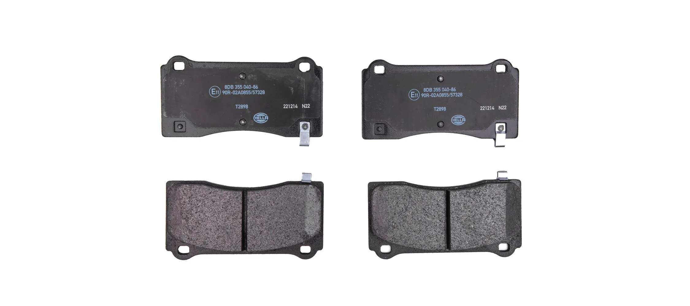 Brake Pad Set, disc brake 8DB 355 040-861
