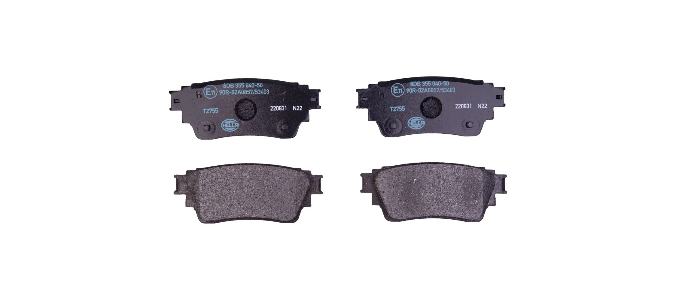 Brake Pad Set, disc brake 8DB 355 040-501