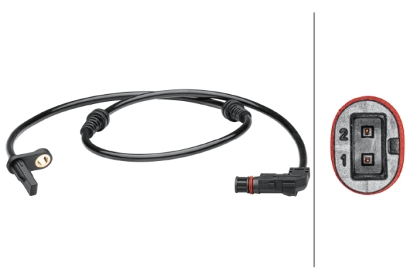 Sensor, wheel speed 6PU 012 679-351