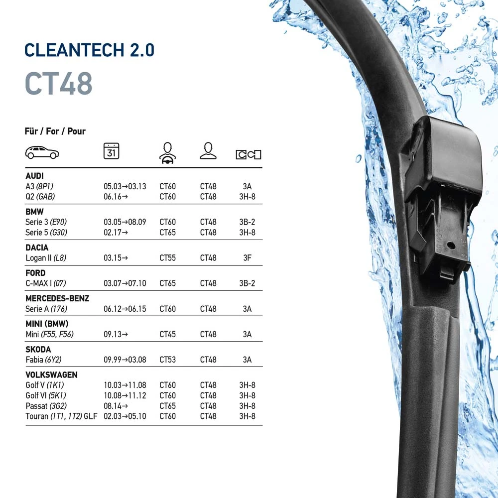 Wiper Blade CLEANTECH 9XW 358 053-191
