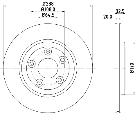 Brake Disc 8DD 355 106-831