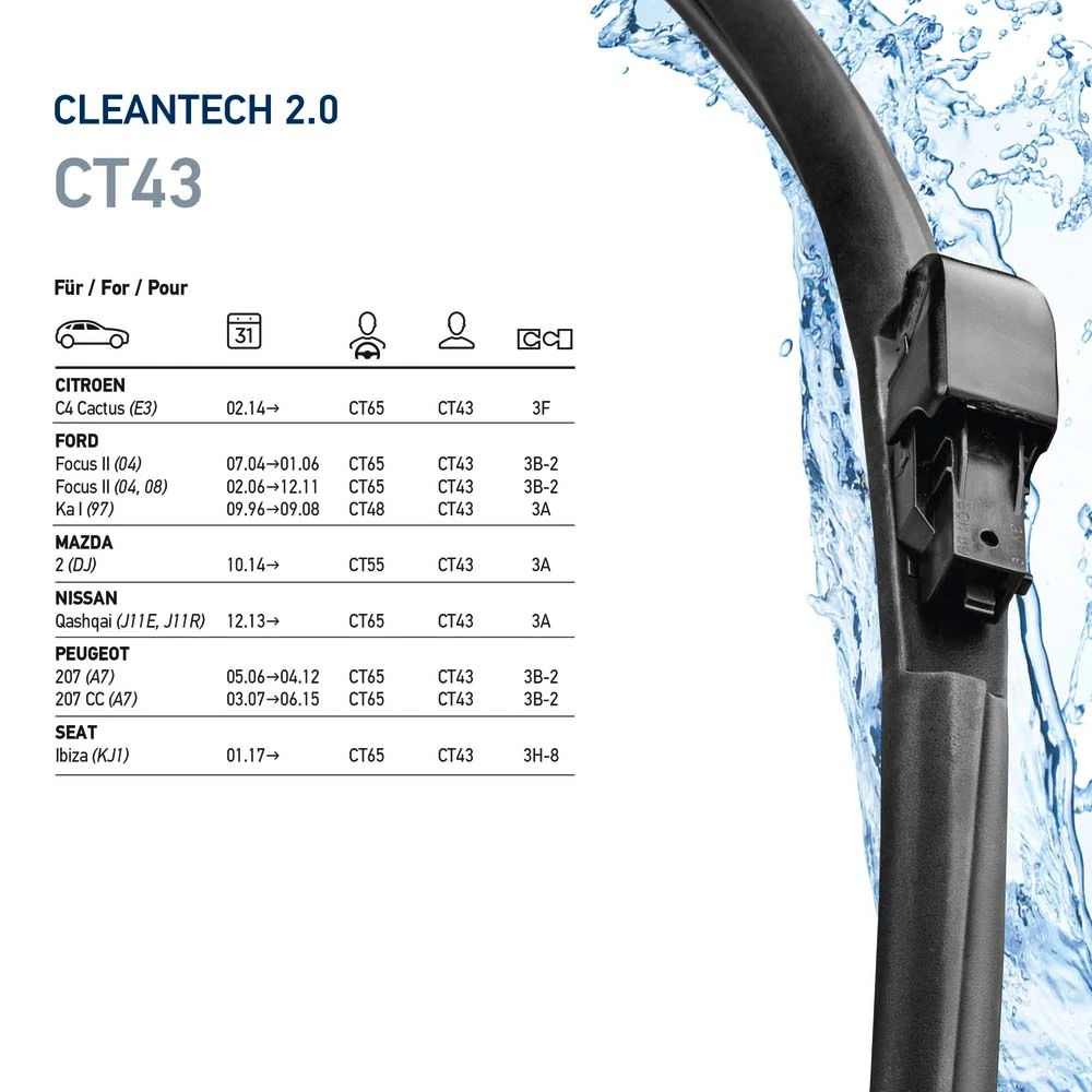 Wiper Blade CLEANTECH 9XW 358 053-171
