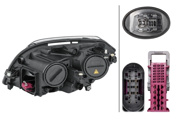 HELLA 1ZS 354 878-141 Headlight