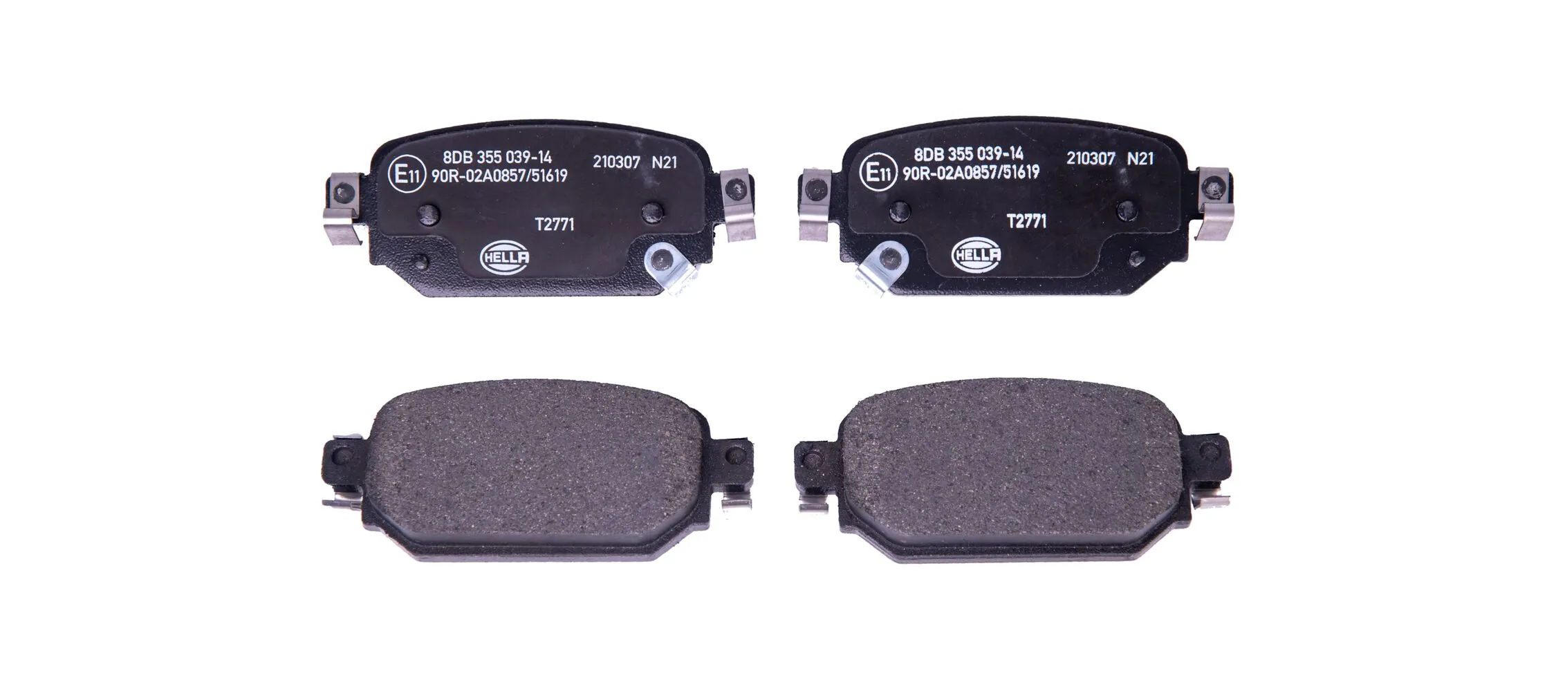 Brake Pad Set, disc brake 8DB 355 039-141