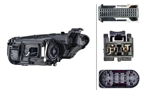 HELLA 1EX 015 619-821 Headlight