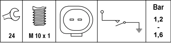 Oil Pressure Switch 6ZL 008 280-101