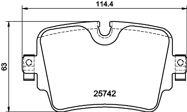 Brake Pad Set, disc brake 8DB 355 021-391
