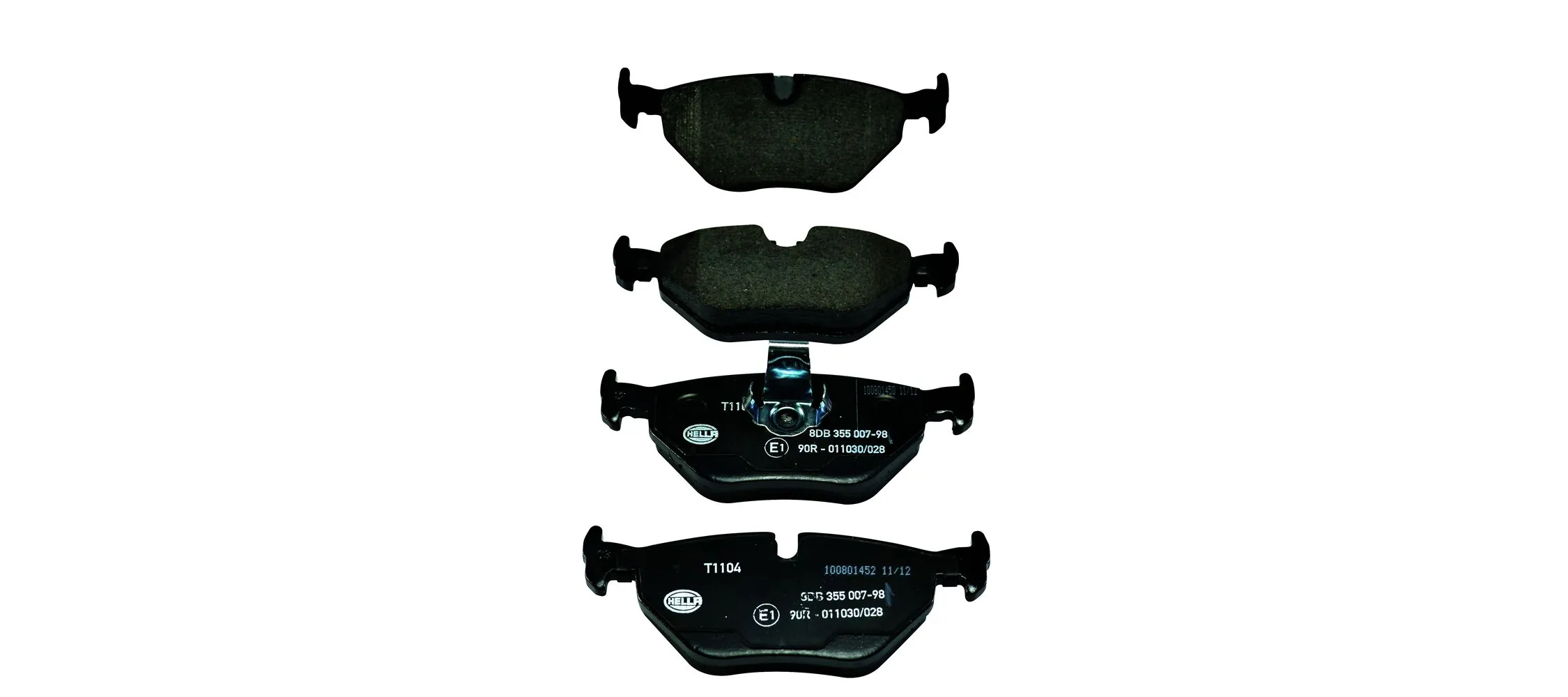 HELLA 8DB 355 007-981 Brake Pad Set, disc brake