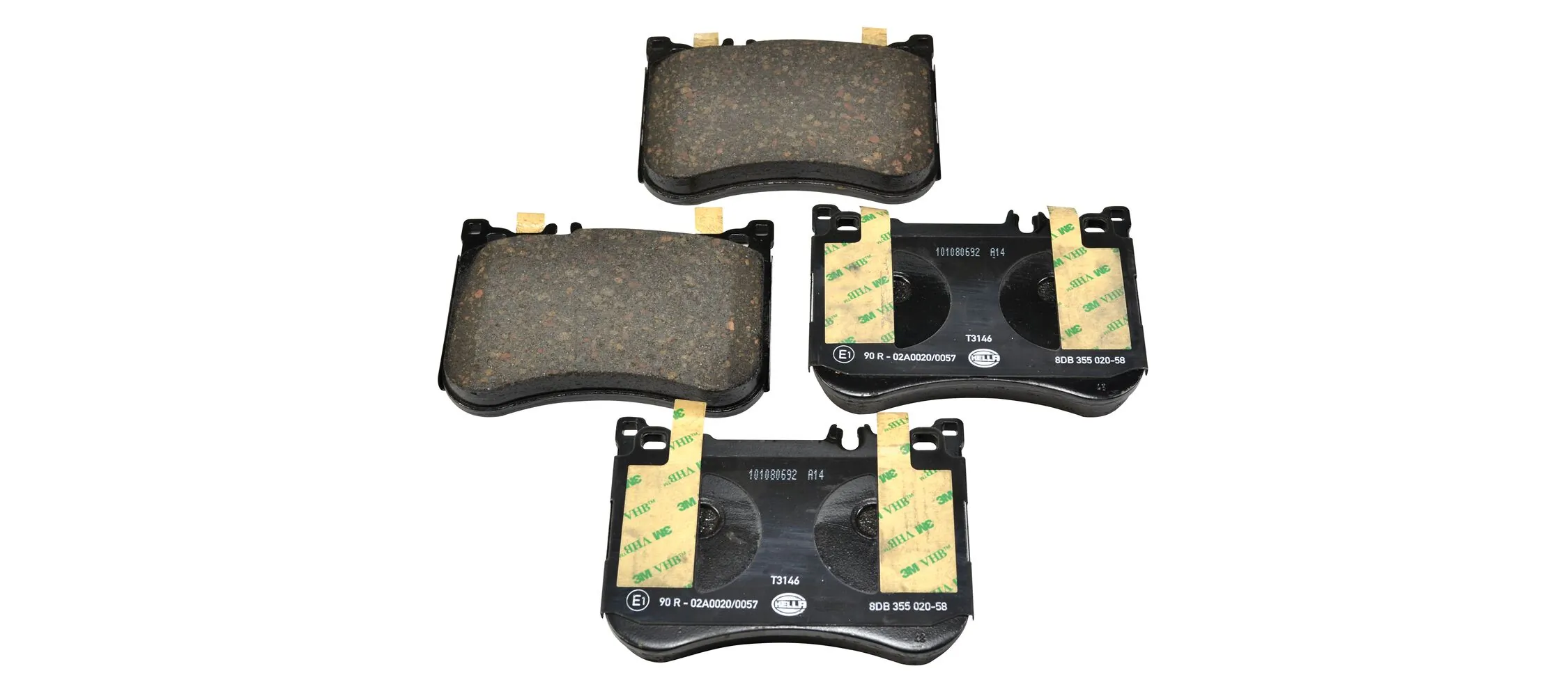 Brake Pad Set, disc brake 8DB 355 020-581