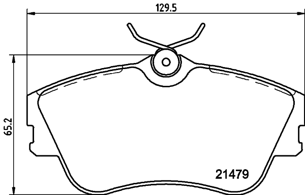 Set bantalan rem, rem cakram 8DB 355 018-071