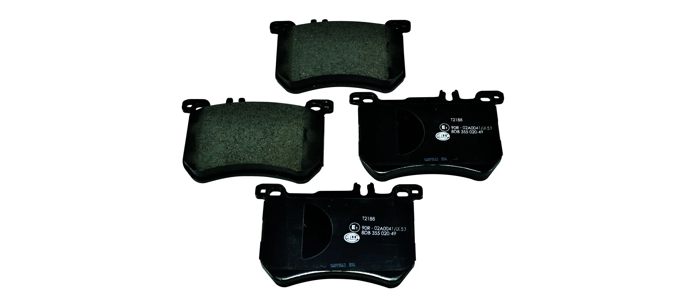 Brake Pad Set, disc brake 8DB 355 020-491