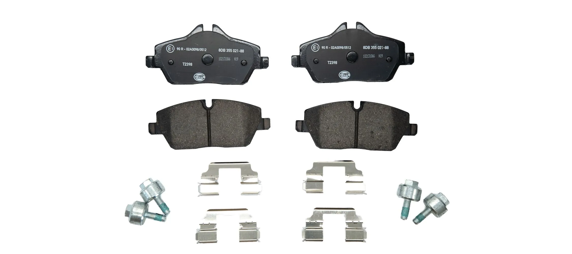 Brake Pad Set, disc brake 8DB 355 021-881