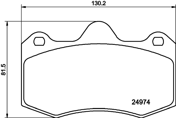 Brake Pad Set, disc brake 8DB 355 015-111