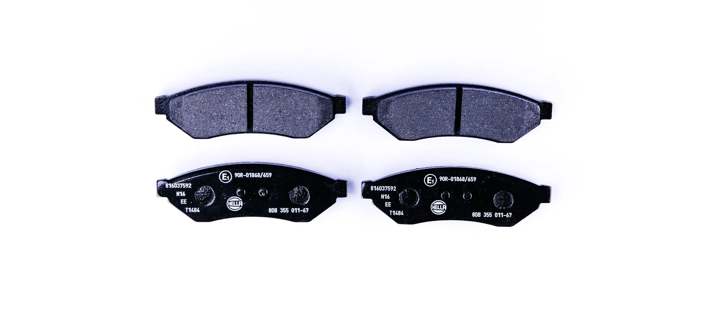 HELLA 8DB 355 011-671 Brake Pad Set, disc brake