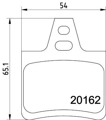 HELLA 8DB 355 019-011 Brake Pad Set, disc brake