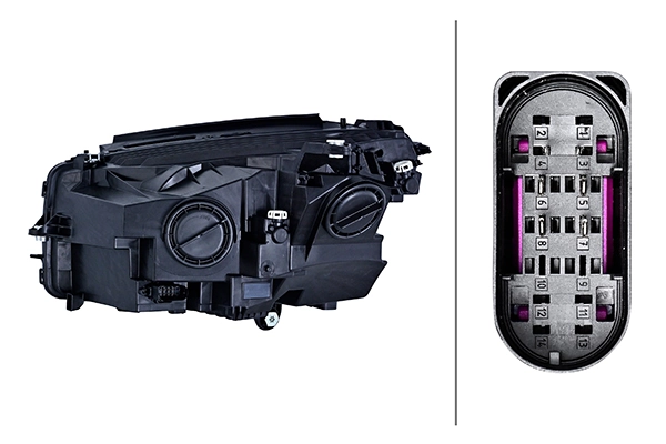 HELLA 1EG 354 877-021 Headlight