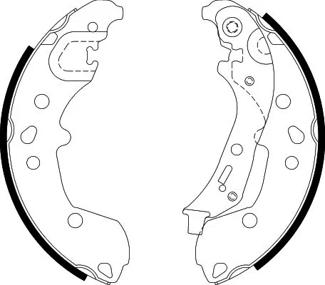 Brake Shoe Set 8DB 355 022-881