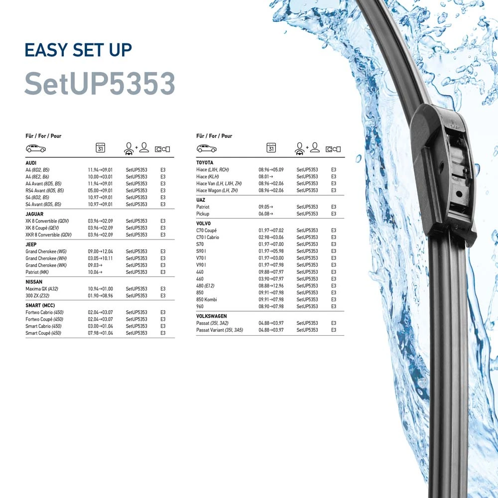 HELLA 9XW 358 164-231 Wiper Blade