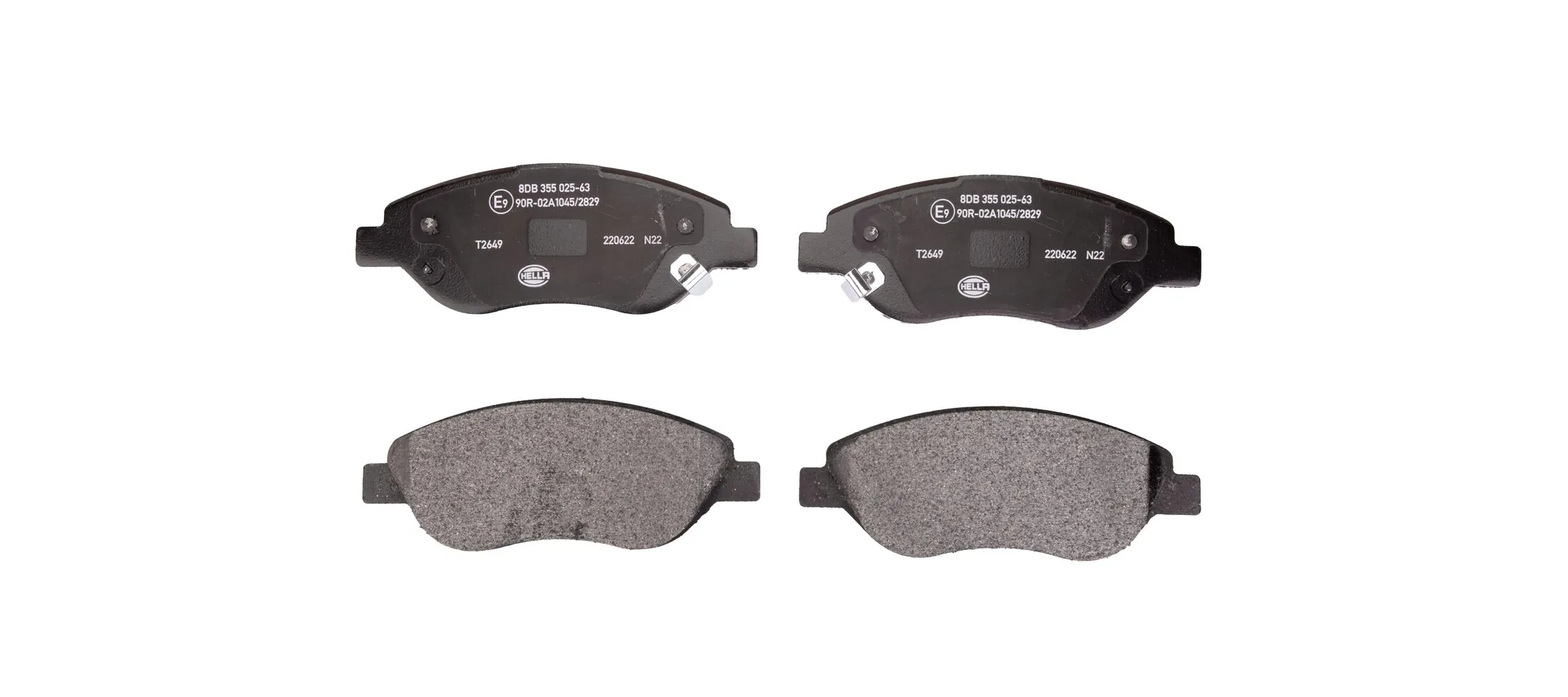 Brake Pad Set, disc brake 8DB 355 025-631