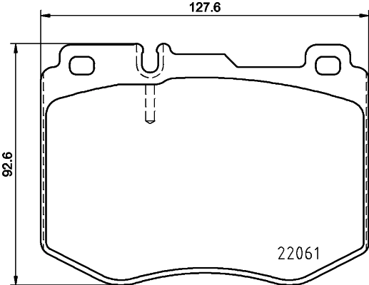 Brake Pad Set, disc brake 8DB 355 021-671