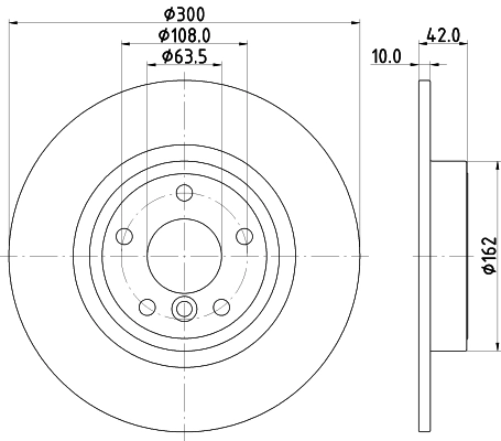Brake Disc PRO 8DD 355 132-391
