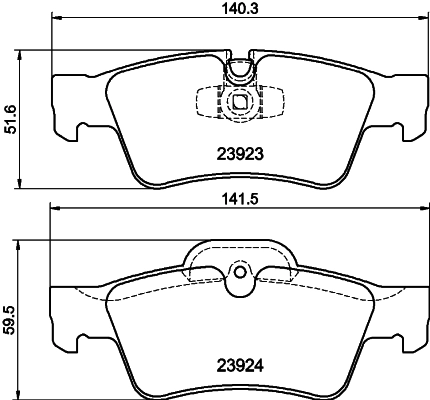 Brake Pad Set, disc brake 8DB 355 011-421
