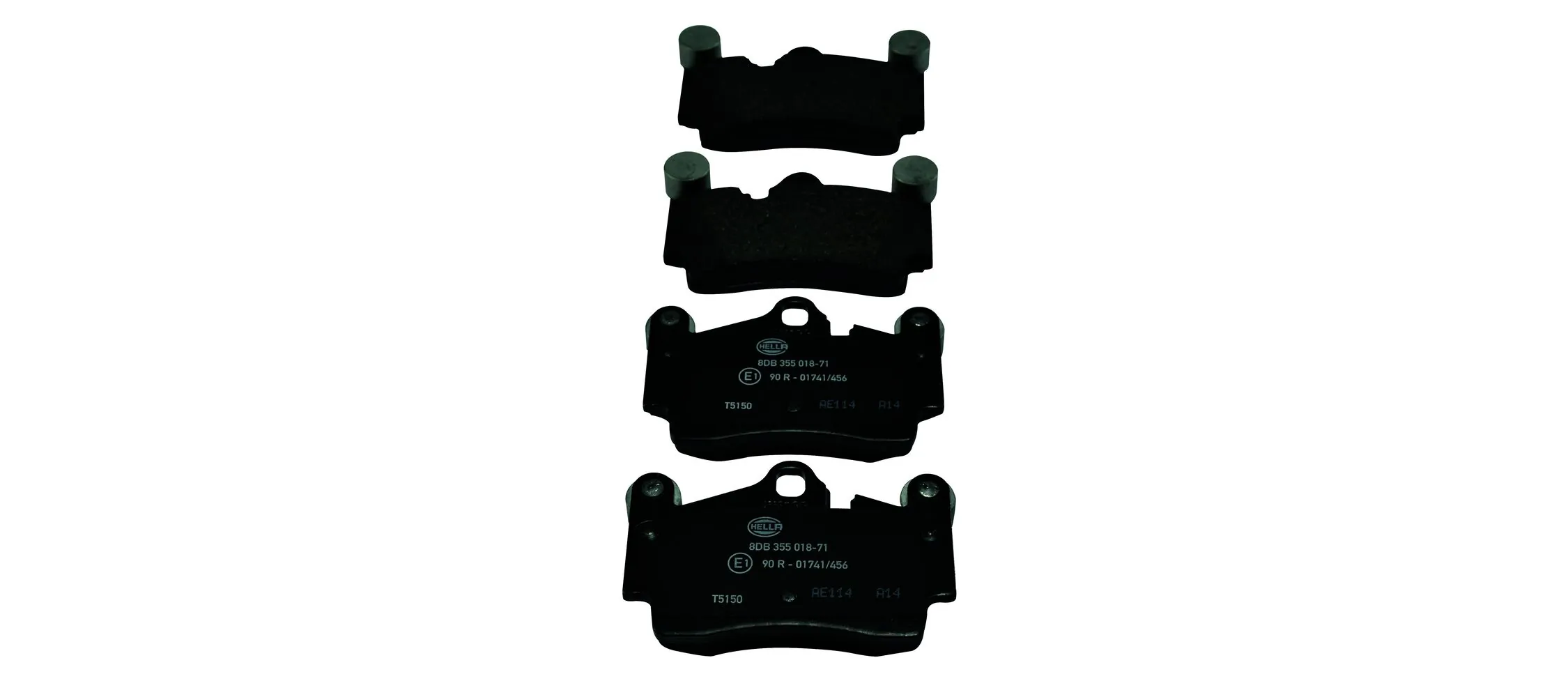 Brake Pad Set, disc brake 8DB 355 018-711