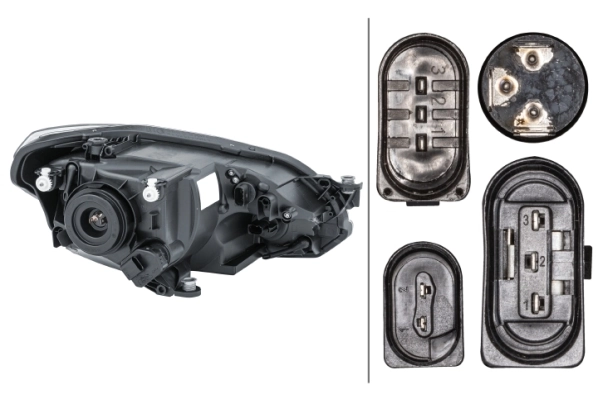 HELLA 1EJ 010 670-051 Headlight