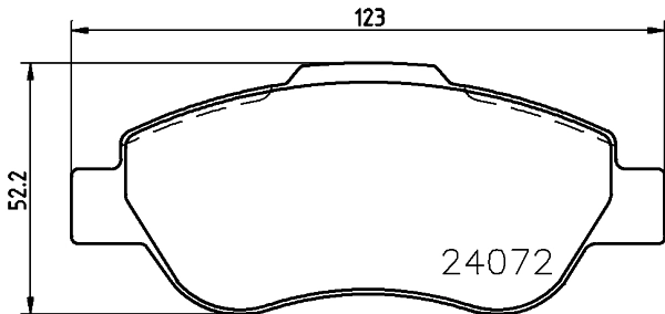 Brake Pad Set, disc brake 8DB 355 011-241