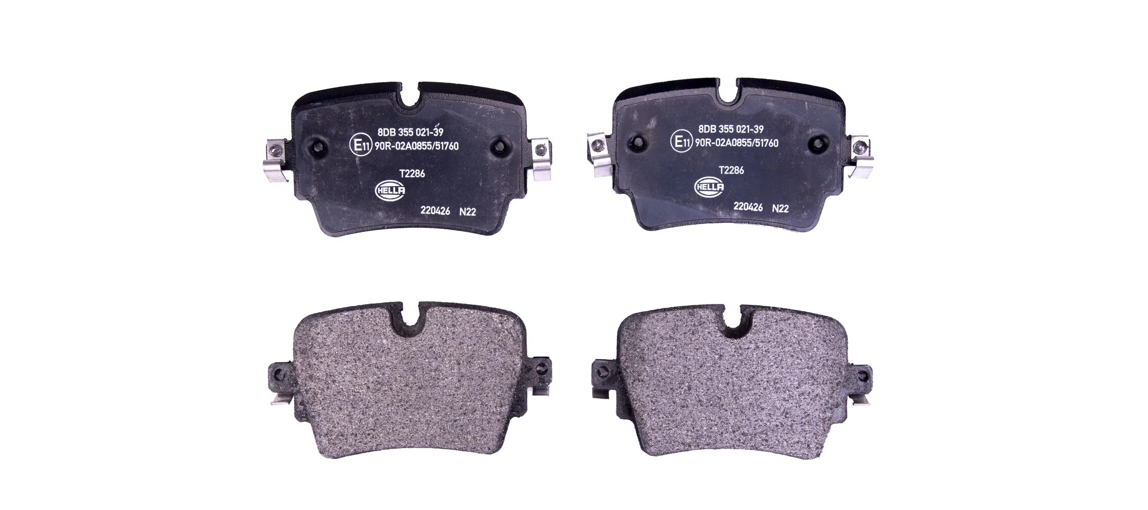 Brake Pad Set, disc brake 8DB 355 021-391