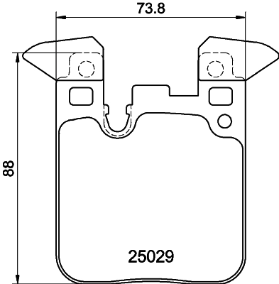 Brake Pad Set, disc brake 8DB 355 021-341