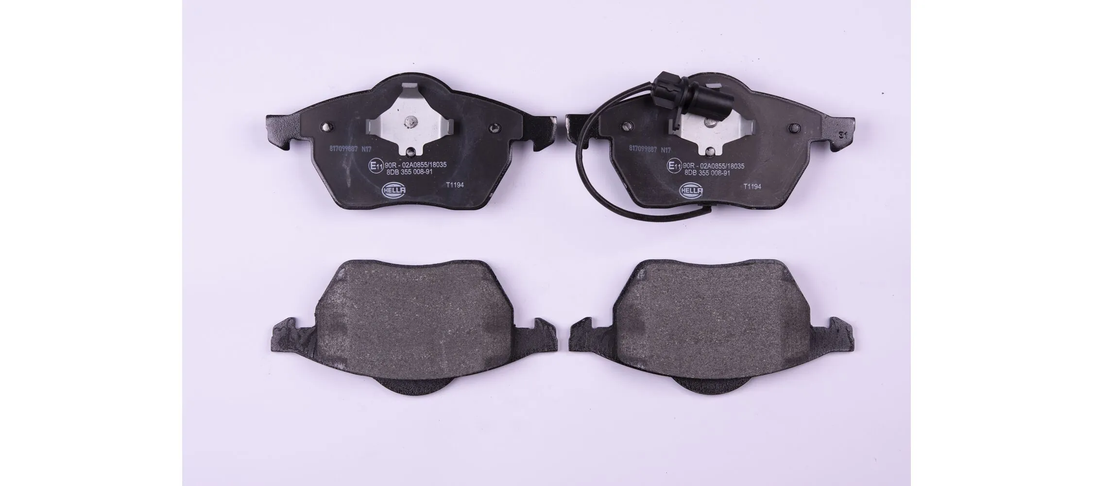 Brake Pad Set, disc brake 8DB 355 008-911