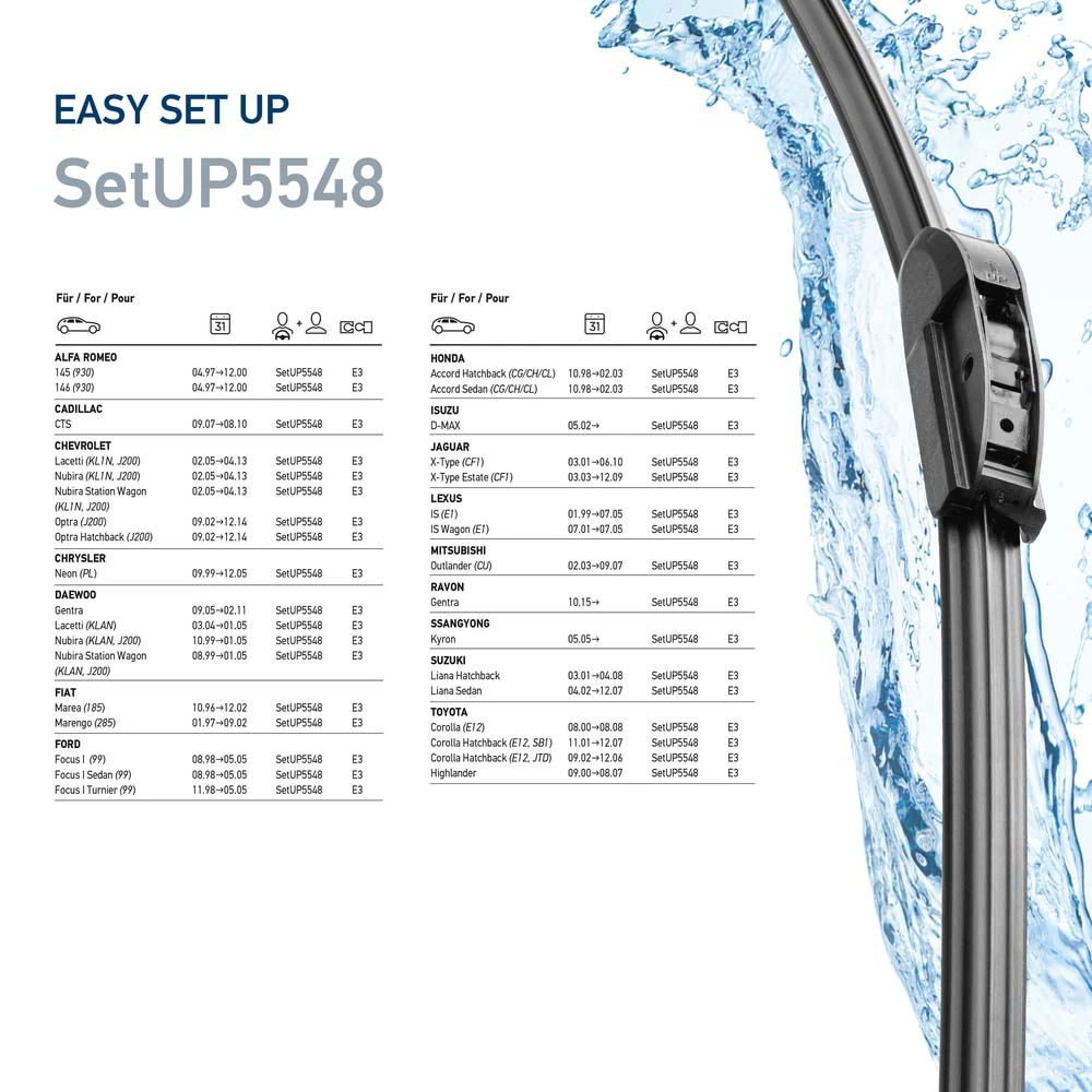 Wiper Blade EasySets 9XW 358 164-251