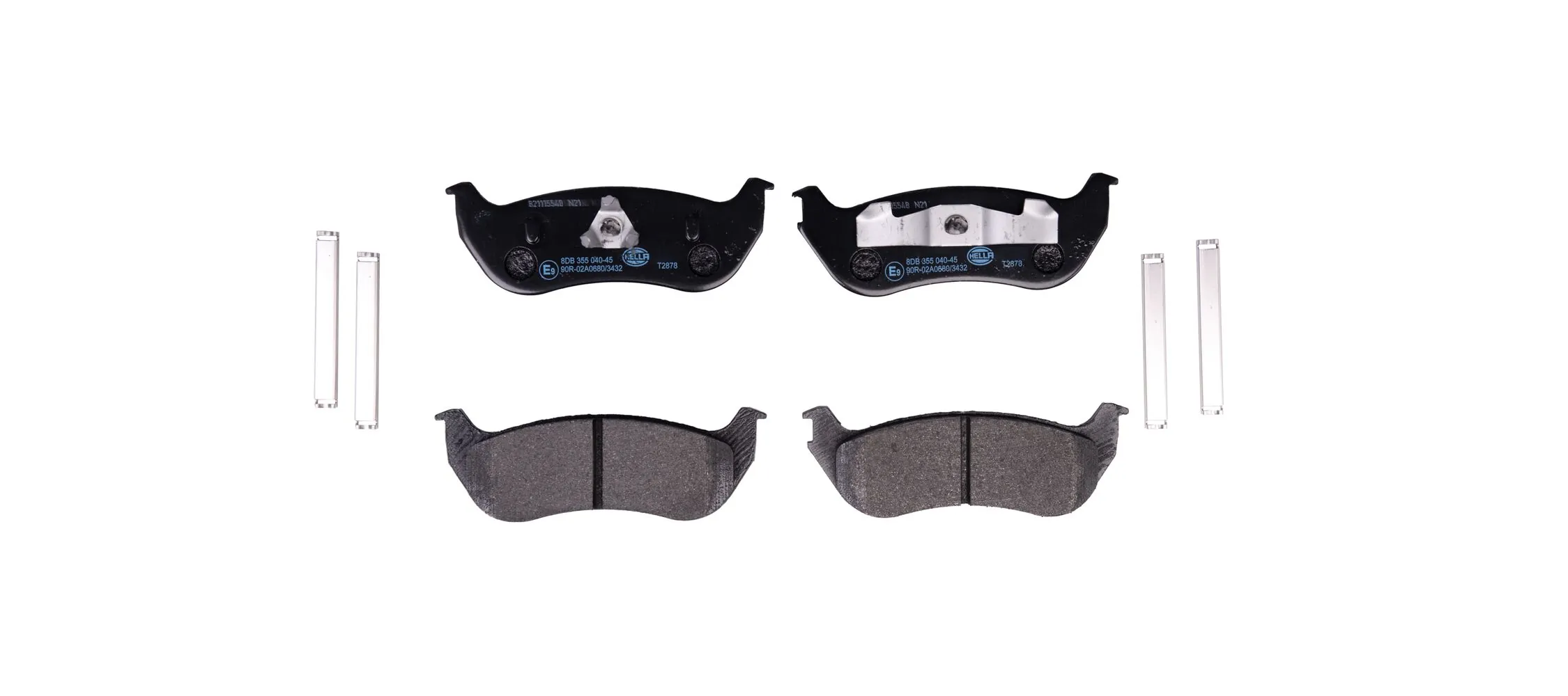 Brake Pad Set, disc brake 8DB 355 040-451