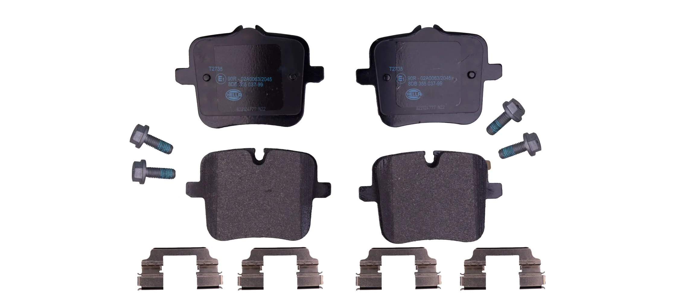 Brake Pad Set, disc brake 8DB 355 037-991